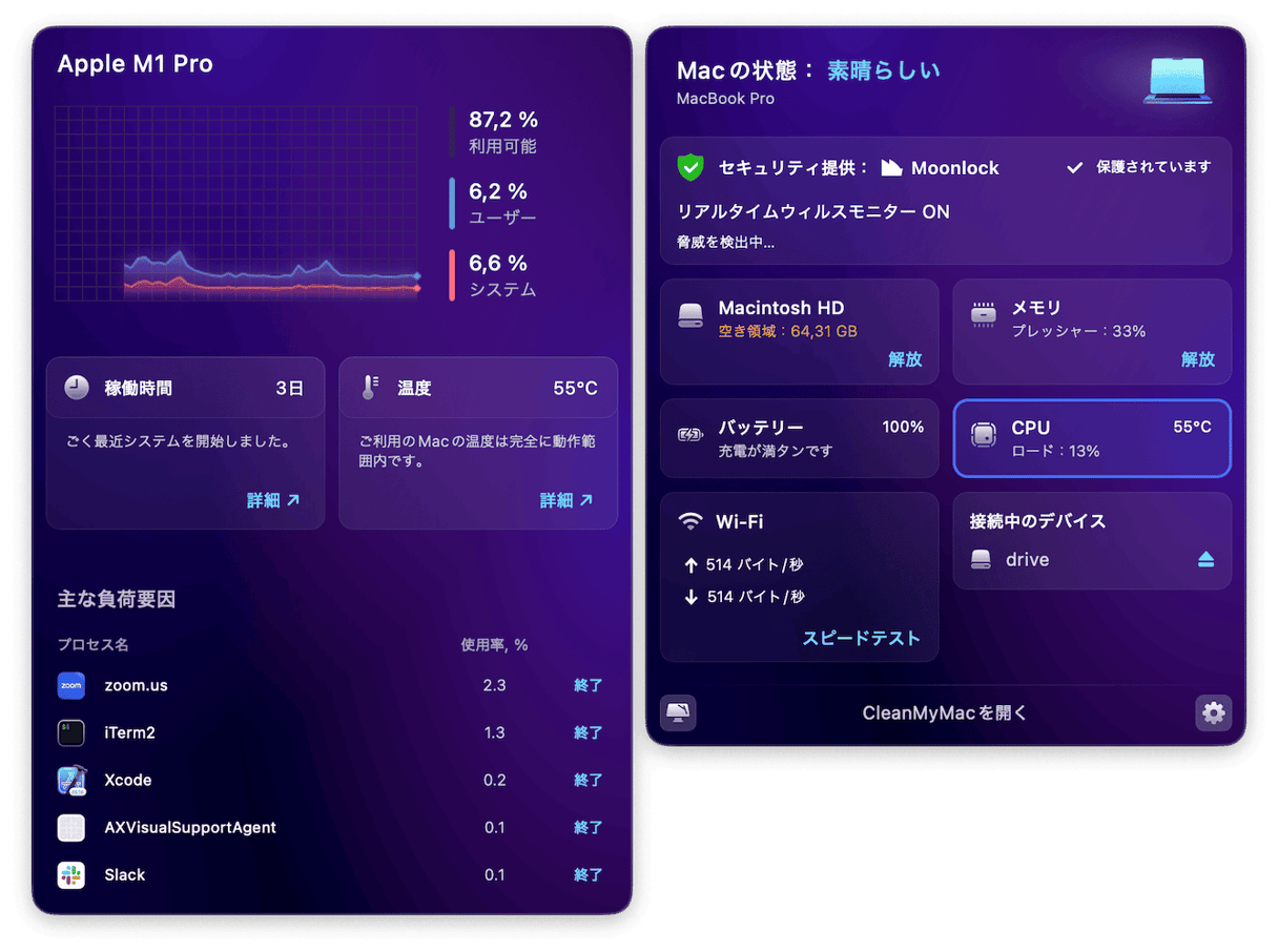 Macの温度を確認する方法